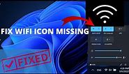 Fix Wi-Fi Icon Not Showing on Windows 11/10 | Fix Wi-Fi Issues!