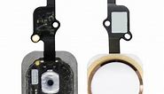Home Button Complete for Apple iPhone 6s Gold - Outer Plastic with Inner Flex