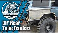 How to Fabricate REAR Tube Steel Fender Flares / Jeep XJ