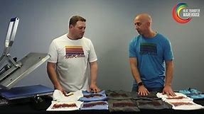 How to do Dye Sublimation Printing on Blends & Colored T-Shirts