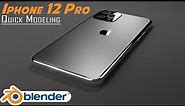 Making iPhone 12 pro in Blender 2.8