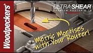 Ultra-Shear Metric Spiral Mortising Bits