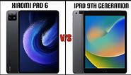 Xiaomi Pad 6 vs ipad 9th Gen comparison Design first look | xiaomi pad 6 unboxing