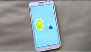 Android Peeing On Apple Boot Animation GOTTA LUV IT:-)
