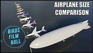 Airplane Size Comparison ✈️ | 3D