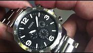 Men's Fossil Nate Chronograph Watch JR1353