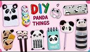 9 Panda Things - DIY Panda Crafts - School Supplies, Fidget Toys, Phone Case, Room Decor and more...