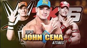 Top 5 John Cena Attires in WWE 2K16 (2004-2016)