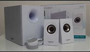 Logitech z533 white speakers system - unboxing