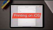 How to print from your iPhone or iPad
