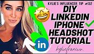 How To Take Your Own LinkedIn Profile Picture | DIY Headshot Photography with iPhone | Kylie Francis