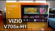 VIZIO V-Series V705x-H1 70" Class 4K HDR Smart TV Unboxing & Setup