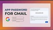 How to Create App Password for Google Account | SMTP Configuration for Gmail Account