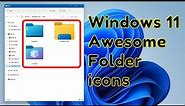How to make custom Folder icons on Windows 11 - Customize Folder icons on Windows 11