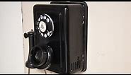 Mid 1940s Western Electric 653 Model "Kitchen" "Hotel" Wall Telephone