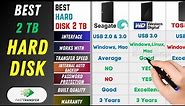 Best 2TB External Hard Drive For LAPTOP / PC ⚡ Best Portable HDD | Seagate VS WD VS Toshiba