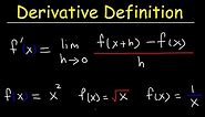 Definition of the Derivative