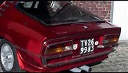 Alfa Romeo Montreal exhaust sound and legendary engine [HD]