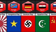 Flag of Different Countries During WW2