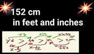 How tall is 152 cm in feet and inches||152 cm in feet and inches height||152 cm in feet and inches
