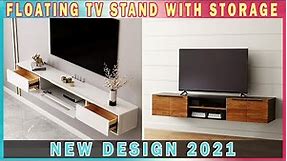 MODERN & STYLISH! 30+ Floating TV Stand With Storage Ideas