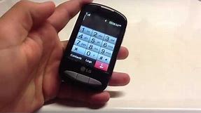 LG 800g Cell Phone Review/Overview - Tracfone