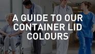 SHARPSGUARD® Lid colours and what they mean – England & Wales