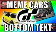 Gran Turismo Meme Cars Explained
