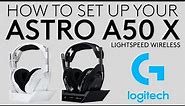 Setting up your ASTRO A50 X LIGHTSPEED Wireless Gaming Headset with Xbox Series X|S, PS5 and PC