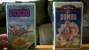 2 Different VHS Versions of Dumbo