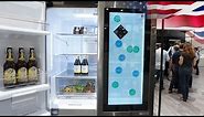 LG smart fridge with half-transparent display & Windows 10