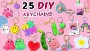 25 AMAZING DIY KEYCHAINS - Making Super Cute Key chain At Home - Easy Craft