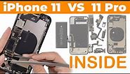 Inside iPhone 11 Pro vs iPhone 11 | internal Parts Difference Camera LCD