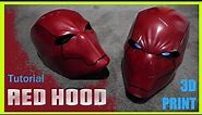 Red Hood Rebirth Cosplay Mask - 3D Printed Build Tutorial