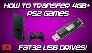 [How To] Copy Large 4GB+ PS2 Games to FAT32 USB Drive Tutorial