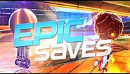 ROCKET LEAGUE EPIC SAVES ! (BEST SAVES BY COMMUNITY & PROS)