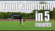 Learn Front Handspring in 5 Minutes | ASAP