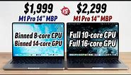 Base vs Full 14" M1 Pro MacBook Pro - Worth $300 MORE? 🤔