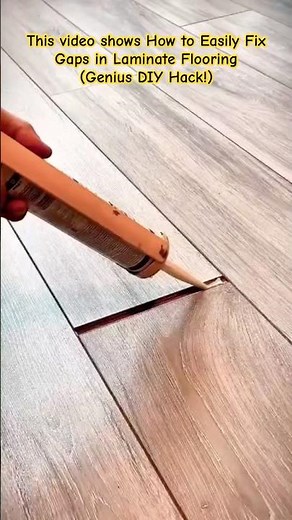 How to Fix Gaps in Laminate Flooring (Genius DIY Hack!) #FlooringFix #DIYHack #HomeImprovement