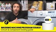 How to Diagnose Washing Machine Control and Program Problems
