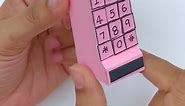 How To Make Paper Phone / Paper Craft / Paper Cordless Phone / 1 minute video / shorts