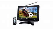 Tyler TTV706 10” Portable Widescreen 1080P LCD TV with Detachable Antennas