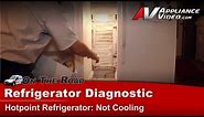 Hotpoint Refrigerator Repair - Not Cooling - Heater