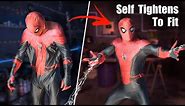 Real Spider-Man Self Tightening Suit! - Shrinks To Fit With Artificial Muscles!!