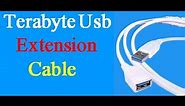 Terabyte usb extension cable !! usb 3.0 extension cable !! usb extension cable for pc !!