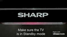 Sharp Aquos Lc-49cfe5001k TV new or replacement remote pairing - how to pair a remote