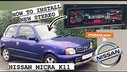 AFTERMARKET Stereo: How to Install! K11 Nissan Micra.