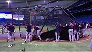 Big Papi launches some homers with an aluminum bat in BP