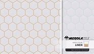 Merola Tile Metro 2 in. Hex Matte White 11-1/8 in. x 12-5/8 in. Porcelain Mosaic Tile (10.0 sq. ft./Case) FXLM2HMW