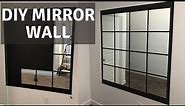 DIY Mirror Wall [Easy]